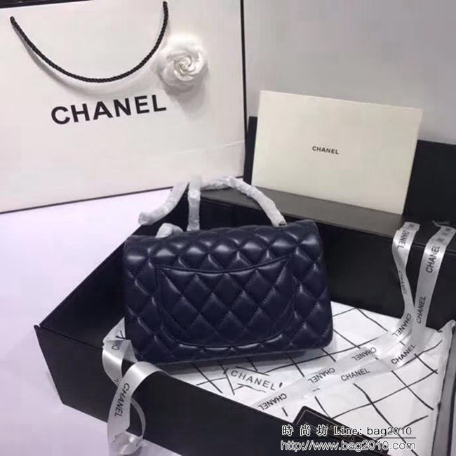 香奈兒CHANEL 升級版A1116進口小羊皮全新經典金銀鏈條肩背斜挎包 DSC1171